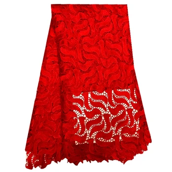 

Big stone Hot High Quality African Lace Guipure Cord Lace Fabric For women dress party 5yd/lot Free Shipping F902b