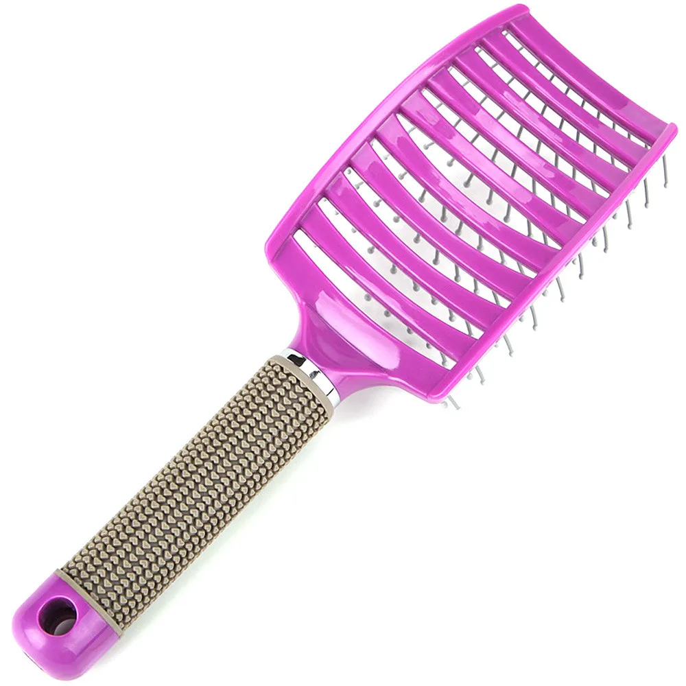 Beauty girl Professional New Salon Professional Vent Hair Brush Anti-Static Hair Styling Scalp Massage Comb Drop Shipping 3A25 - Цвет: C