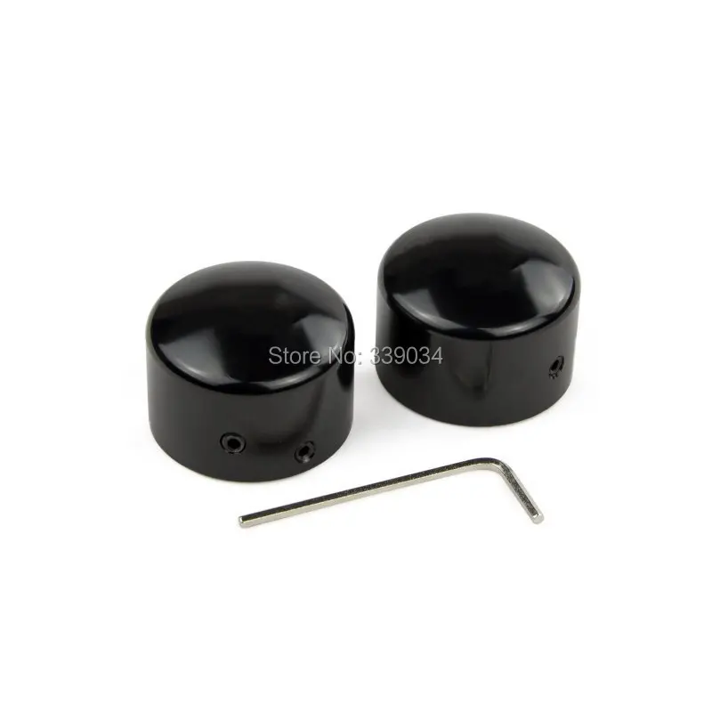

Front Axle Nut Covers For Harley XL Sportster, Touring & Trike 2008-Later  Black