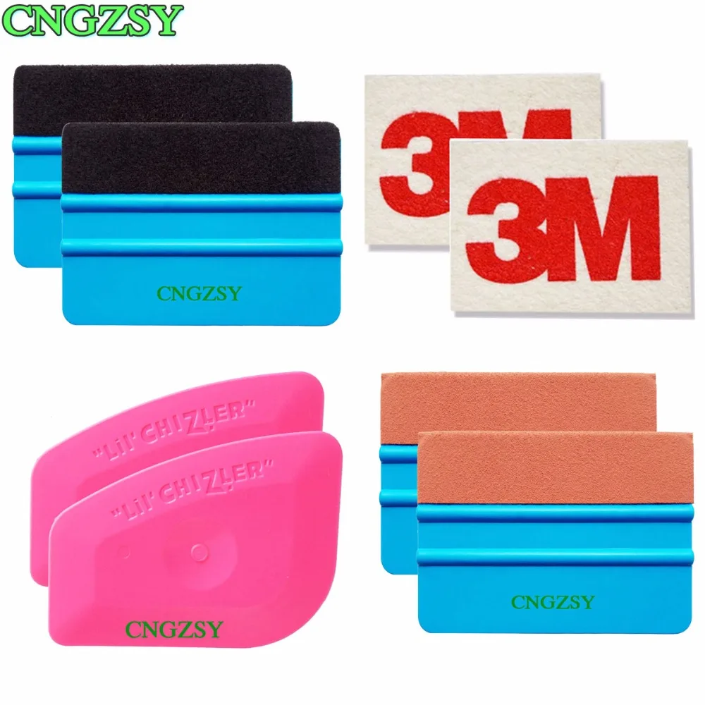 

Multifunction soft Wool Squeegees with soft Felt edge scraper Car Window Tinting Tools Kit Vinyl Film Wrap cleaning Set K49