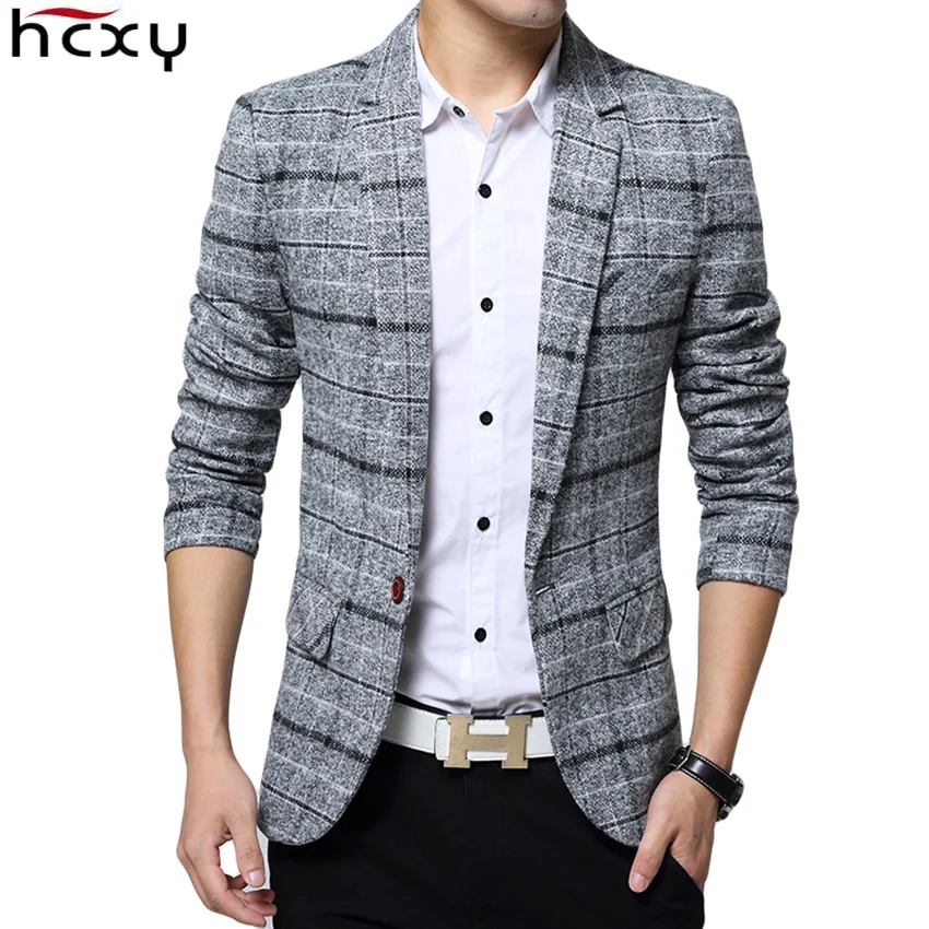 2018 New Arrival Brand Clothing Jacket spring Suit Jacket Men Blazer Fashion Slim Male Suits Casual   Blazers Men Size M-5XL