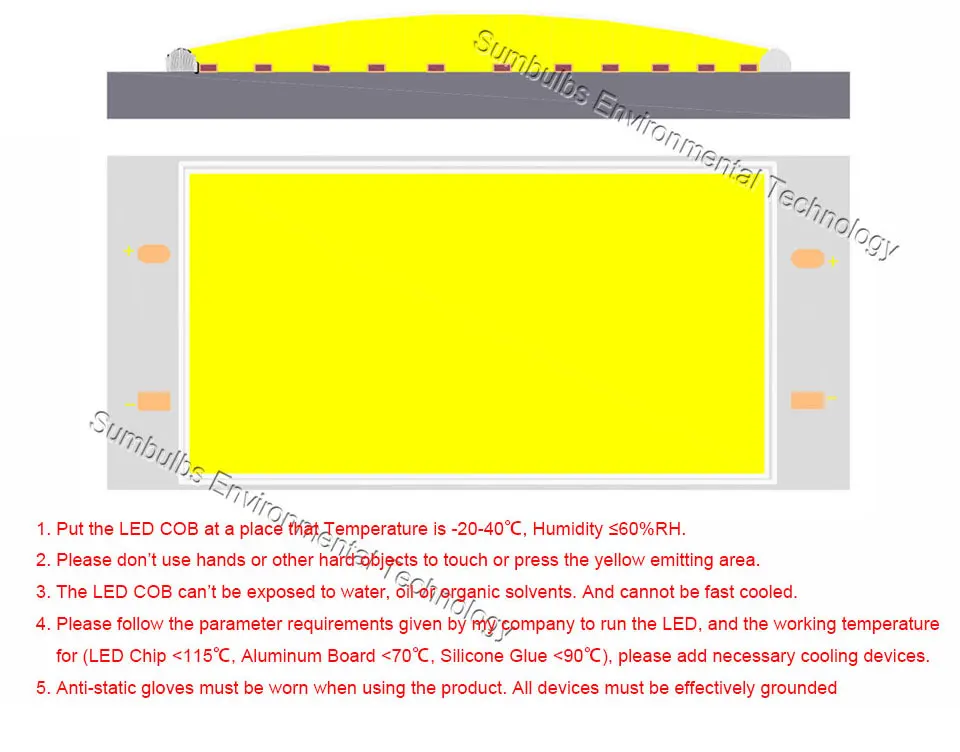 12V COB Bulb LED Light Source 2W-200W White Red Blue Color Round COB LED Bar Lights Strip DC12V Lamp DIY Work Car Bulbs (21)