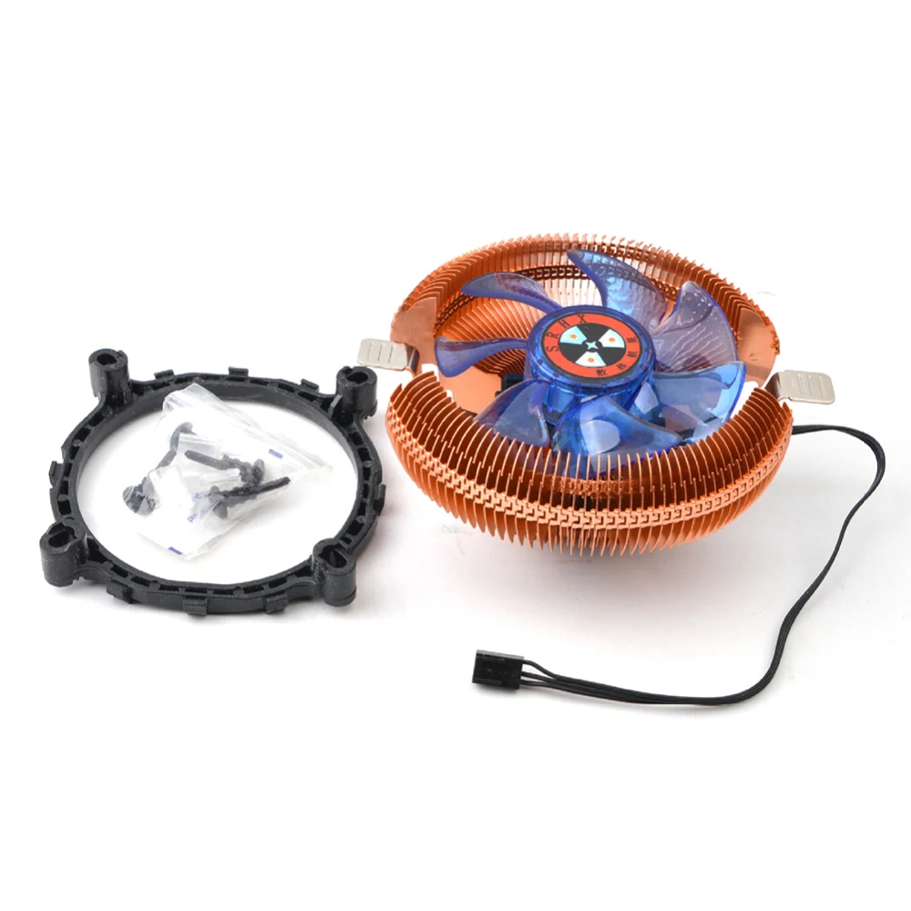 

CPU Cooler Fan 12V Hydraulic Bearing Heatsink Fan Computer PC Case Air Cooling Radiator for Intel 775 1150 1155 1156 AMD754 939