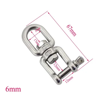 

Stainless Steel Marine Eye and Jaw Swivel Marine SS304 Eye-Jaw Type Swivel Anchor Chain Connector