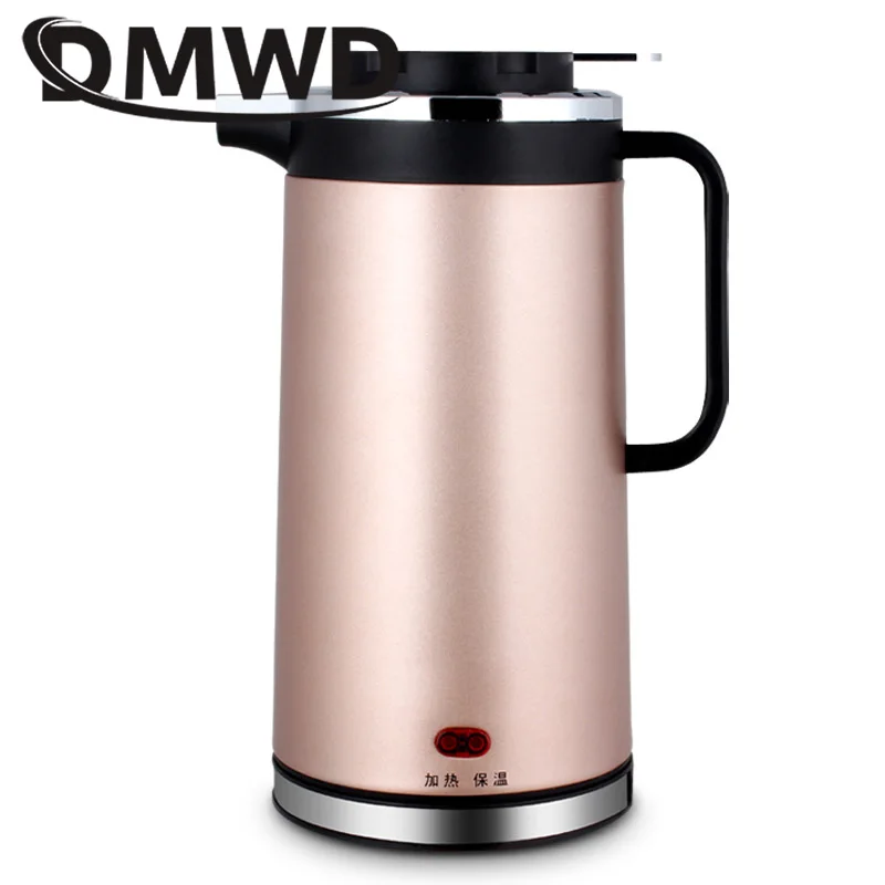 DMWD 2L Split Stainless Steel Thermal Electric Kettle Auto-off Boiling Teapot Hot Water Quick Heating Tea Pot Boiler EU US plug DMWD 2L Split Stainless Steel Thermal Electric Kettle Auto-off Boiling Teapot Hot Water Quick Heating Tea Pot Boiler EU US plug