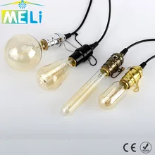 E27 Винтаж Ретро лампа Эдисона База держатель кулон лампочка винта Разъем для украшение для домашнего праздника