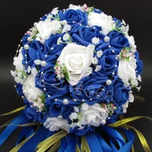 Красивые бордовые и белые Искусственные розы цветы ручной работы невесты груша кружевные акценты свадебные букеты с