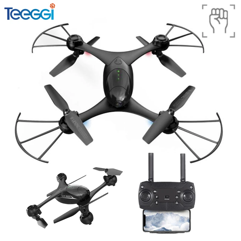Teeggi KF600 Wi Fi FPV системы RC селфи Дрон с 720P HD камера жест фотография высота Удержание