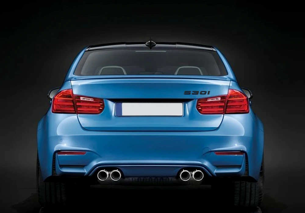Крышка багажника сзади значок с эмблемой и черными буквенными принтами и 530I 535I 540I 550I логотип для BMW 5 серии F13 F12 F25 F16 X1 X3 X5 M5 автомобильные аксессуары
