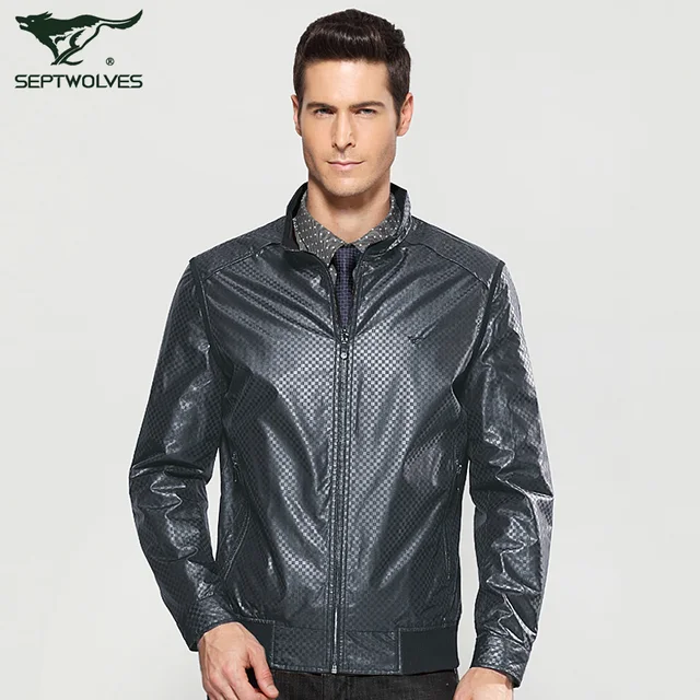 After 489 ! SEPTWOLVES jacket autumn double faced jacket outerwear men