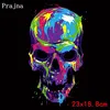 Prajna Skull Style Iron On Patches For Clothing Stickers Heat Transfer Ironing On Transfers Thermal Badge On Clothes T-shirt DIY ► Photo 3/6