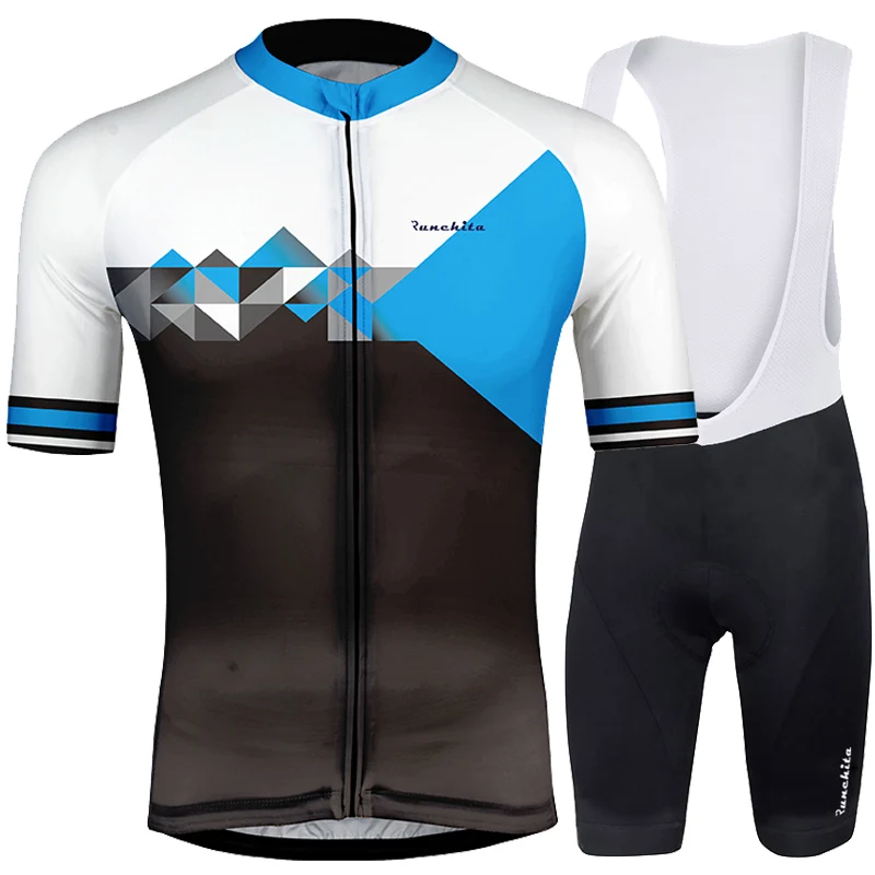 Fietskleding wielrennen zomer heren набор RUNCHITA Pro велосипедная футболка комплект с коротким рукавом equipacion ciclismo verano hombre