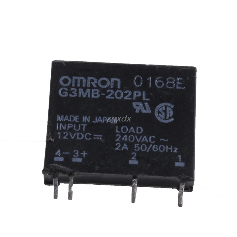 

1Pc New Solid State Relay G3MB-202P DC-AC PCB SSR In 12V DC Out 240V AC 2A July DropShip