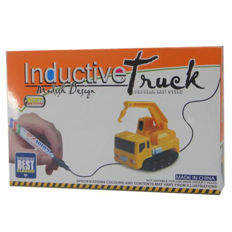  Baby Toys Engineering Car Toys Vehicles Rail By Magic MINI Children Pen Development Inductive Intel