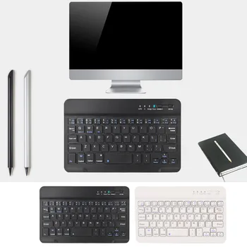 

Vococal 8 inch Ultra-Slim Portable Bluetooth Wireless Desktop Keyboard Keypad for iPad Android iOS Windows PC Laptop Tablet