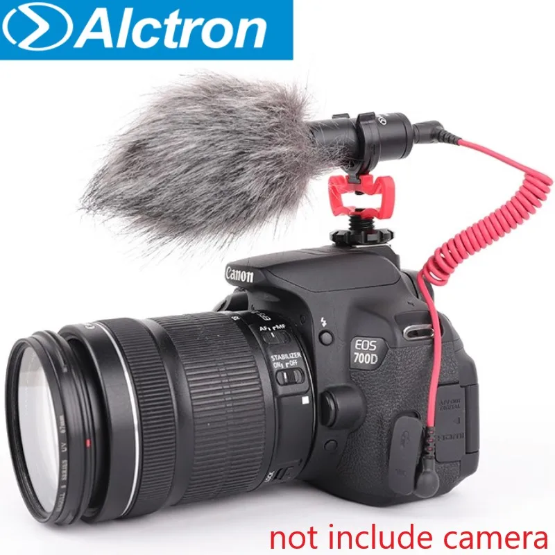 Alctron M588 DSLR камера внешний Студийный микрофон профессиональный видео хор микрофон записывает ваш жизненный момент