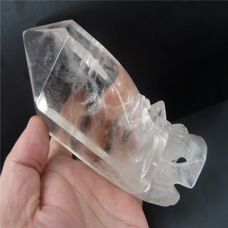 

Natural quartz Crystal skull T1141