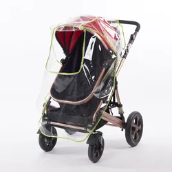 Universal Baby Stroller Rain Cover Newborn Kid Waterproof Windscreen Dust Shield With Windows Strollers Pushchairs Raincoat Universal Baby Stroller Rain Cover Newborn Kid Waterproof Windscreen Dust Shield With Windows Strollers Pushchairs Raincoat