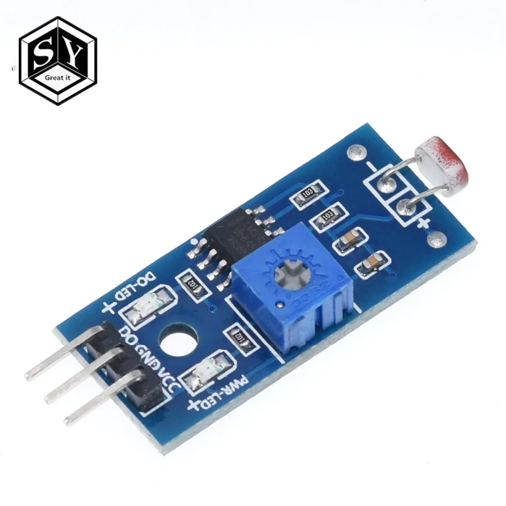 

Great IT Photosensitive brightness resistance sensor module Light intensity detect New For Arduino