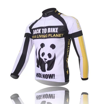 

White Long Sleeve Team Bike Jersey Summer mens Pro Cycling Clothing bicycle cycle Jersey / tops mountain bike jacket clothing