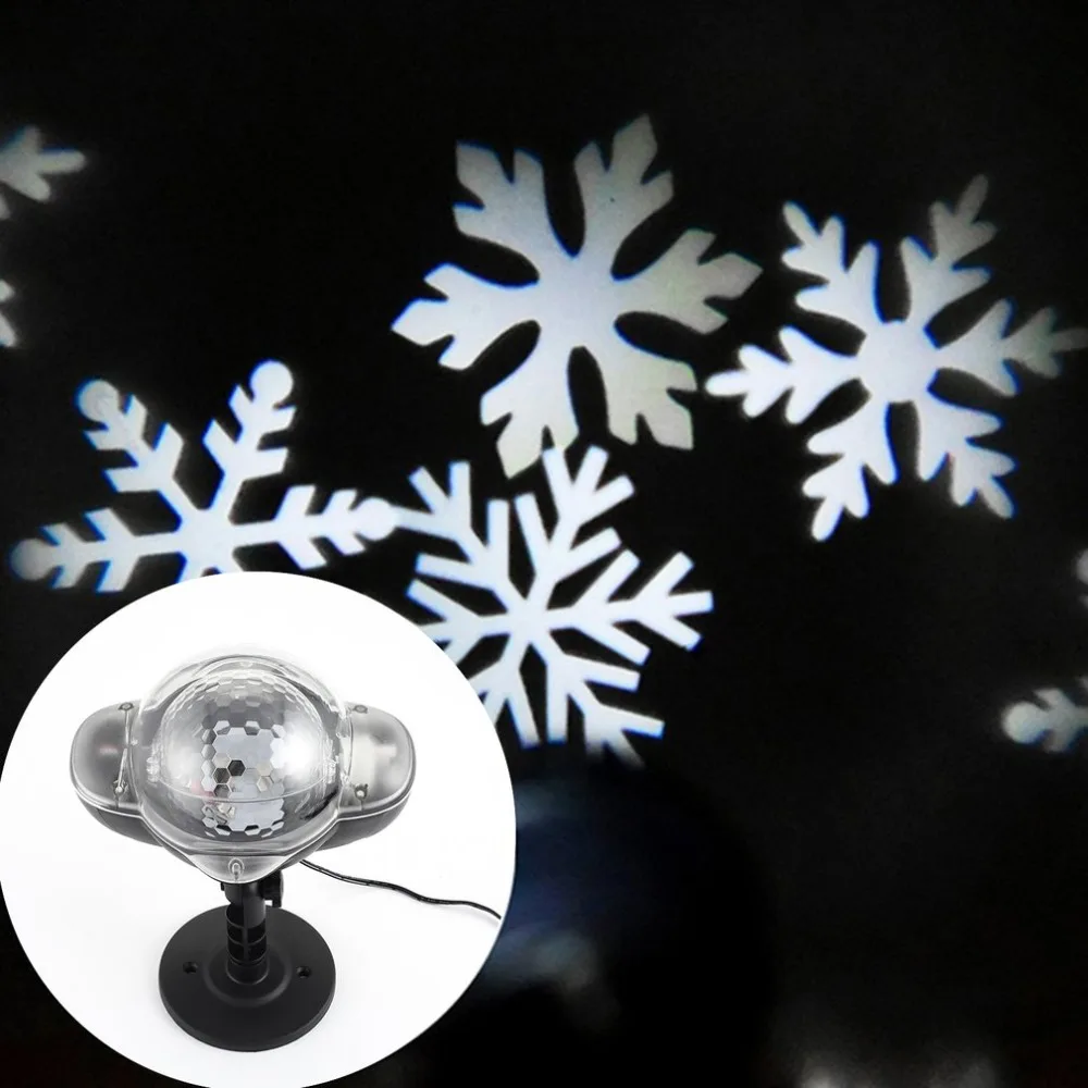 

Snowfall LED Light Outdoor Snowflake LED Stage Snow Lights Waterproof Light Christmas Holiday White & RGB Color Lighting party