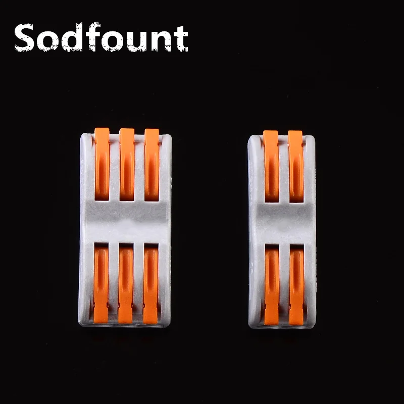 

Type New design 2/3 pin SPL-2 SPL-3 type Universal Compact Wire Connector Conductor Terminal Block With Lever 0.08-2.5mm2