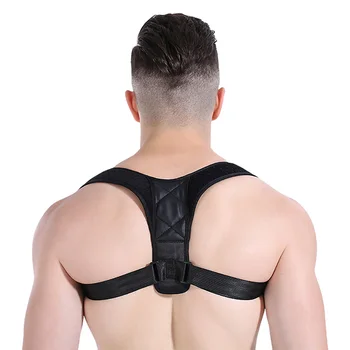 Adult Adjustable Sports Safety Back Support Corset Spine Support Belt Posture Corrector Back Shoulder Posture Correction
