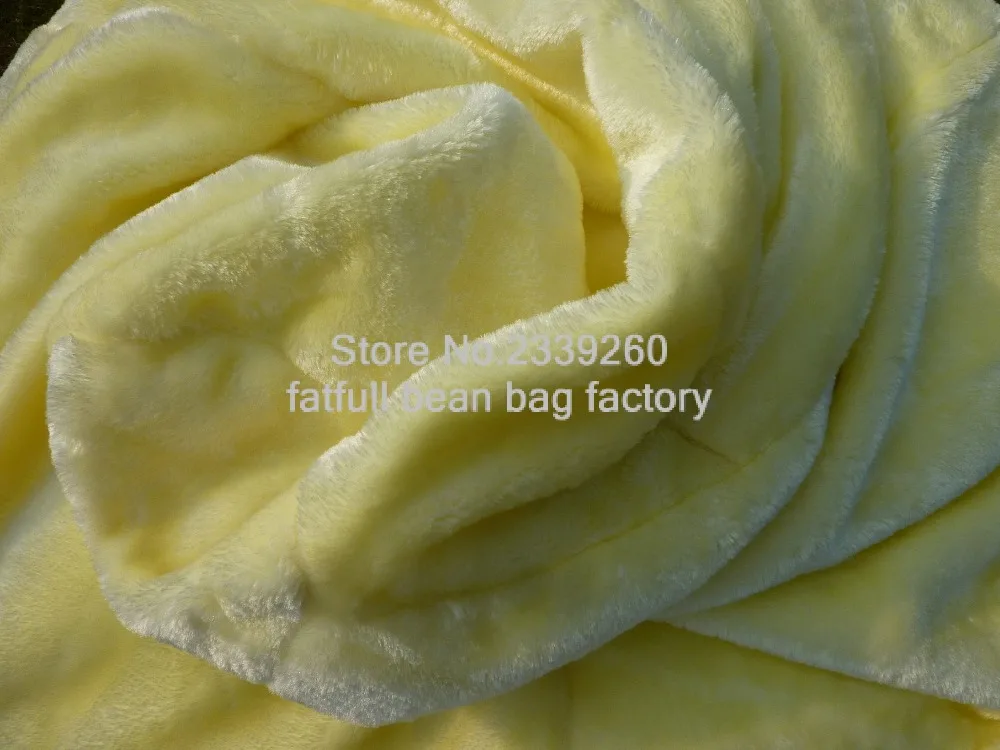Shaggy Fur Solid Oversize Beanbag Sofa Cover only No Filler