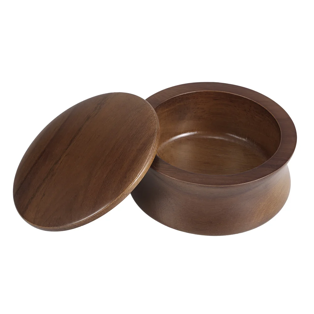 

1pc Men's Shaving Cup Mug Bowl With Dustproof Lid Barber Face Cleaning Soap Bowl for Shaving Brush Beard Cleaning Mug
