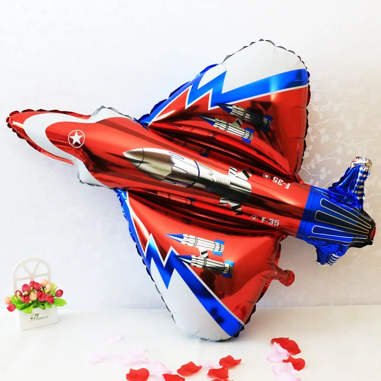 

10pcs 102*98cm Plane Aluminum Balloons For Children Birthday Party Supplies Wedding Decoration Party Foil Balloons kids toys