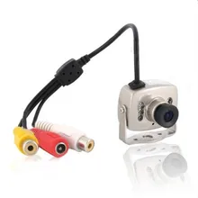 Mini Wired Surveillance CCTV Camera 700TVL Security Color Night Vision 6LED Infrared Video Cam