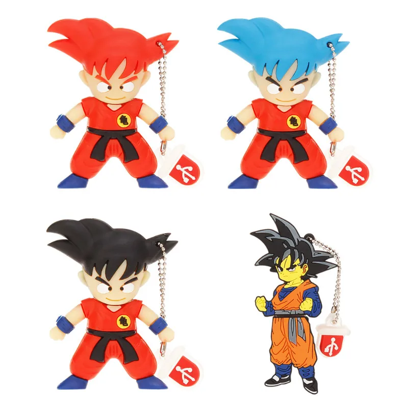 

Usb Flash Drive Cartoon Super Saiyan Pen Drive 128GB 64GB 32GB Pendrive High Quality Boy Gift Memory Stick USB 2.0 Free Shipping