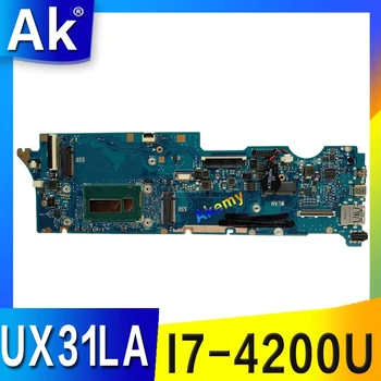 

UX31LA Laptop motherboard For Asus UX31LA UX31L UX31 Test original mainboard 8G RAM I7-4500U
