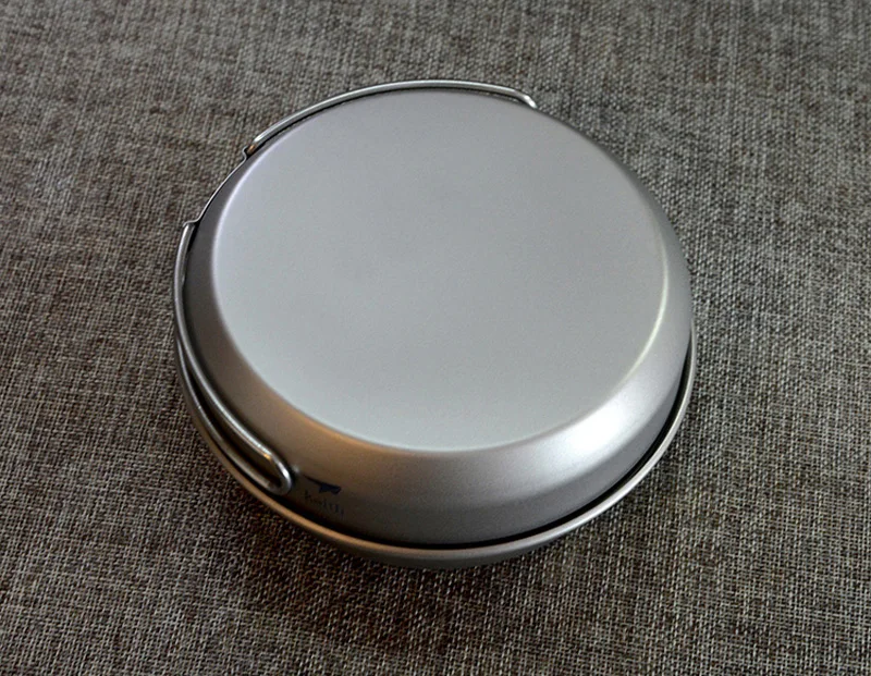 Tigelas com Pan ao ar Lidar com Panelas Keith Titanium Frigideira Acampamento Pote Portátil Conjunto Duas Livre Dobrável Ti6053 3 Pçs 12 Cheap Louça para ar livre