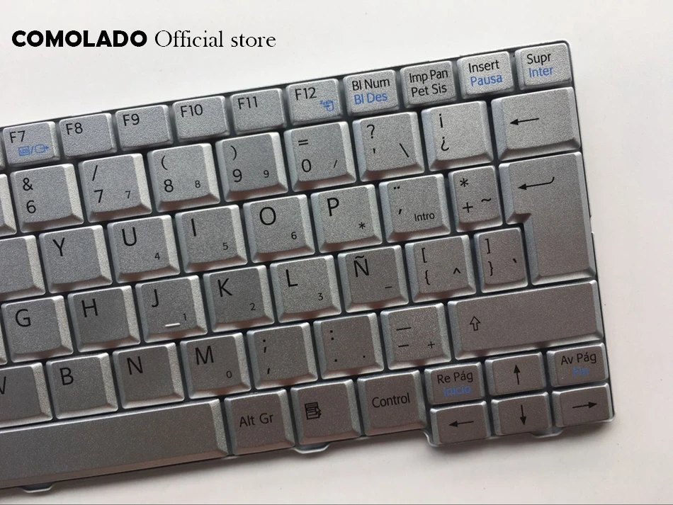 LA Latin keyboard for Sony Vaio VPC-M VPC-M12 VPCM12 VPCM120AL M12 M13 Silver keyboard LA Layout (2)