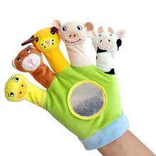 HIINST Рождество мягкие животные рука дистанционного перчатка кукольный плюшевый палец мультфильм кукла рассказ родитель-ребенок Взаимодействие MJ1121