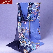 Шарф Шифоновый зимний пончо женский дизайнерский роскошный бренд хиджаб головной убор sjaal палантины весенние этнические шаль богемный платок шеврох