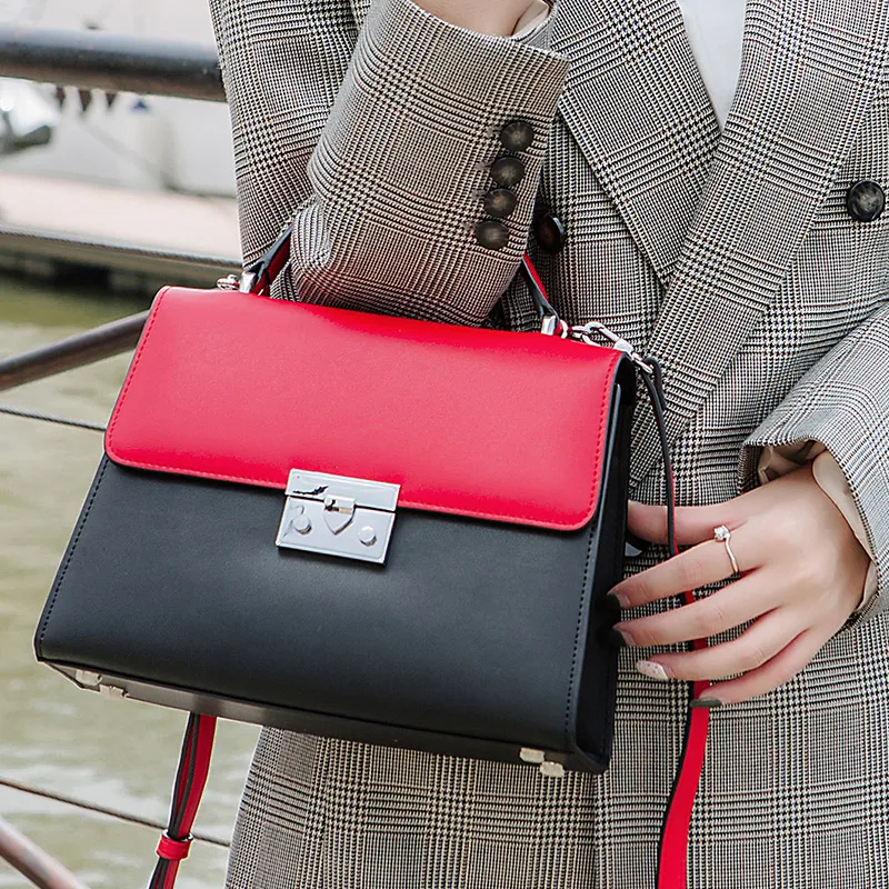 

KZNI Genuine Leather Handbag Women Handbags for Girls Bags for Women Leather Ladies Handbags Femmes Sac Sac a Main Femme 9039