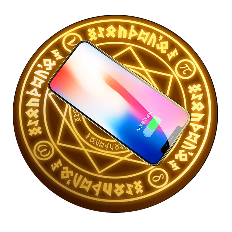 

Universal Magic Array Wireless Charger Qi Wireless Fast Quick Charging Pad for iPhone X XS 8 Samsung Xiaomi Redmi Huawei Honor
