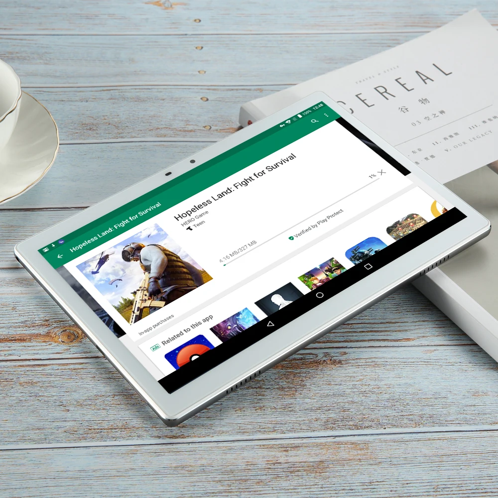 Тип c Usb S119 планшет 10 Android 7 0 ядро 256 ГБ rom планшетный ПК дюймы лоток для сим карт Google
