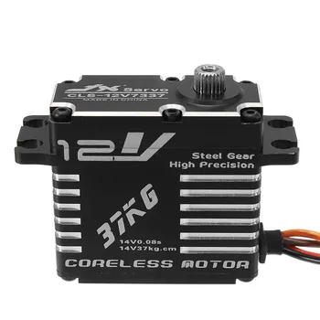 

Newest JX CLS-12V7337 37KG 12V 180 Degrees HV High Precision Steel Gear Digital Coreless Servo Servos For RC Robot Helicopter