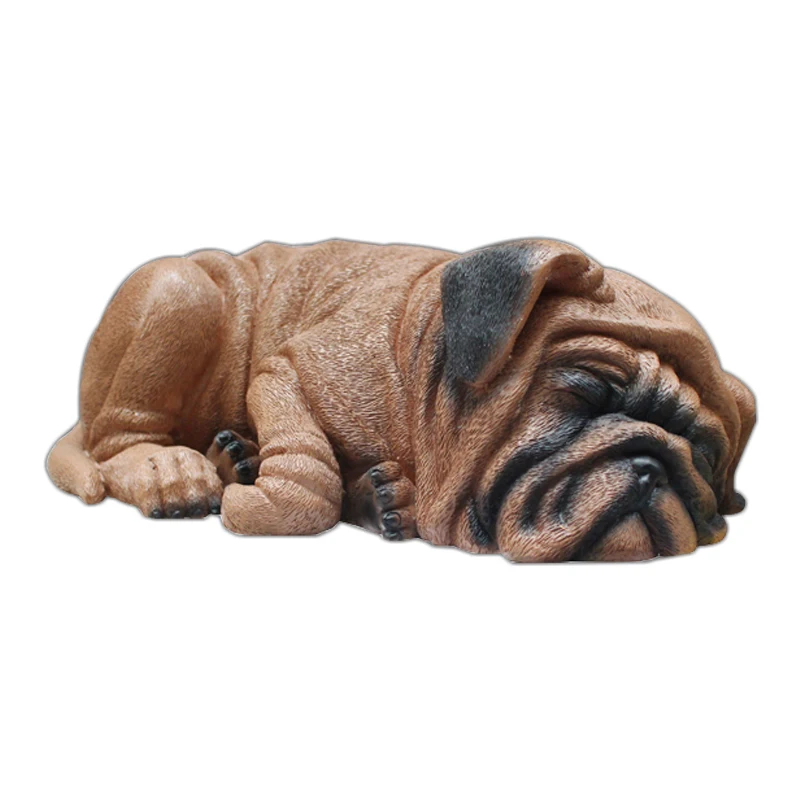 Goede Verjaardagscadeau Hond Beeldjes Pup Ornamenten Kid Toy Mooie Hars Poppen Leuke Hond Home Decoratie 1 stuk Gratis Verzending