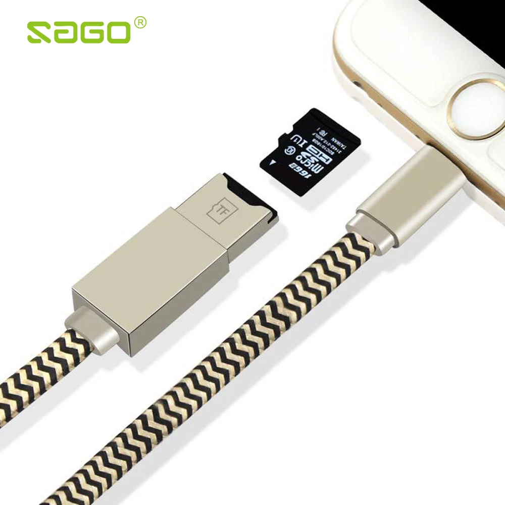 Micro SD Cable 3 in 1 font b Phone b font Cable For Lightning Data Charging