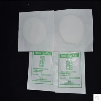 

100pcs 6*8CM Disinfection eye pads non - woven eye pads disposable eye pads medical eye pads first aid package free shipping