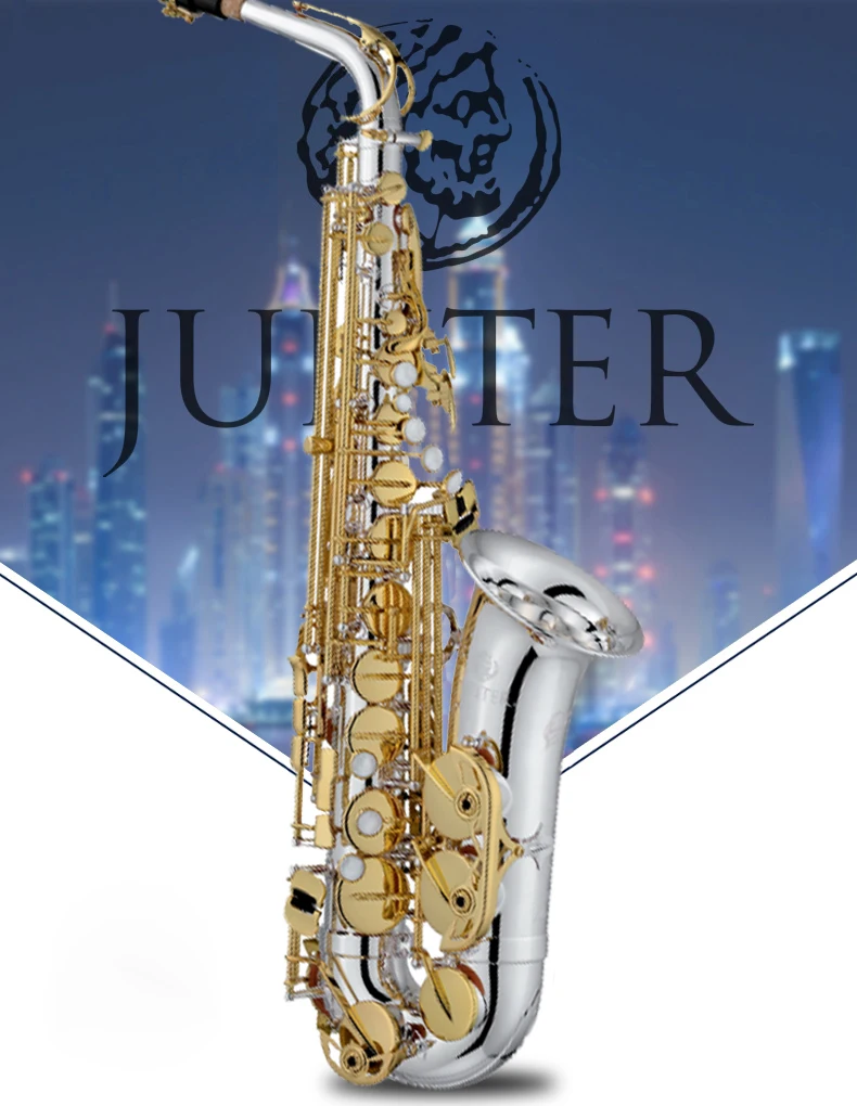 

Taiwan JUPITER JAS-1100SG Eb Alto Saxophone Gold Lacquer Sax Alto Professional musical instrument with Mouthpiece Free Shipping