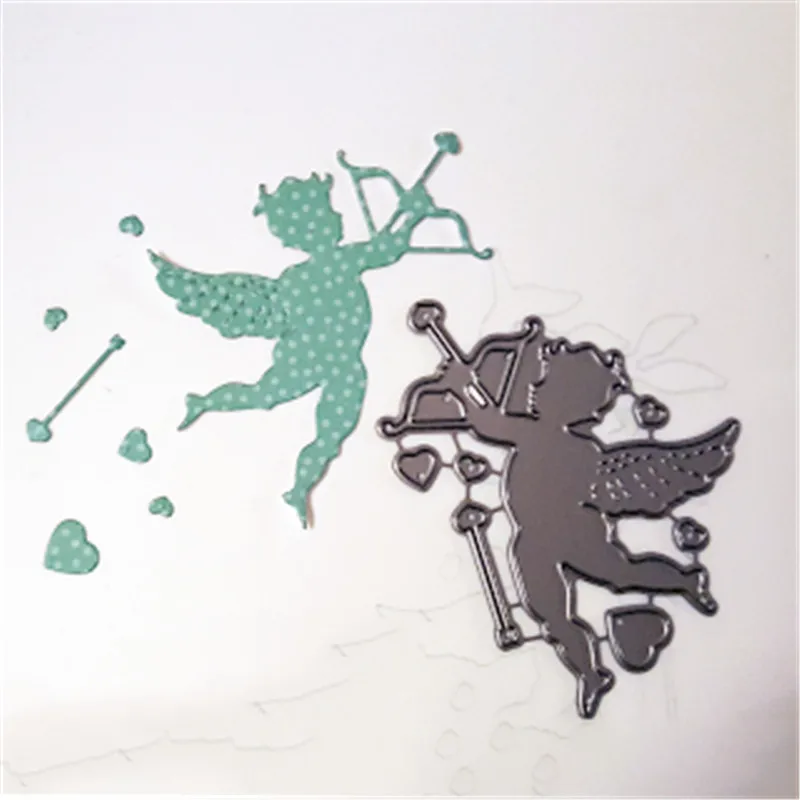 

Naifumodo Love Cupid Metal Cutting Dies For Scrapbooking New 2019 Die Cuts Card Making Album Embossing Crafts Dies