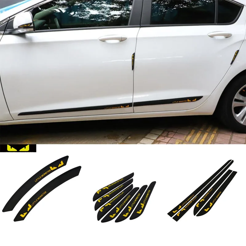 

Car Styling Car Bumper Anti Collision strip Fender Flares Edge Guard Rubber Bumper Protection Sticker Universal Auto Accessories