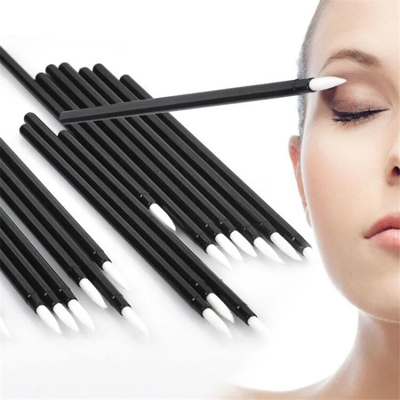 

50Pcs/Bag Disposable Eyeliner Brush Eye Shadow Applicator Fine Point Eye Liner Pens Lip Liner Brushs Cosmetic Wands Makeup Tool