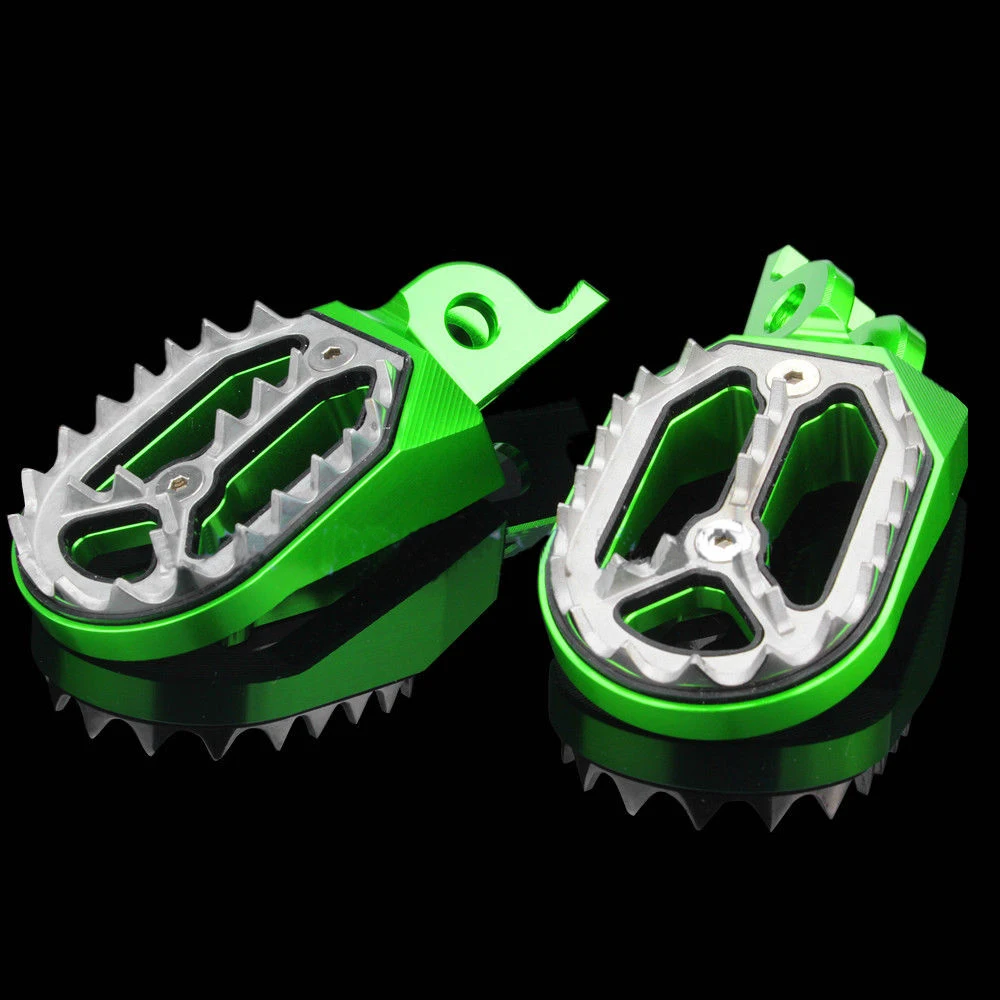 Колышки для ног с ЧПУ Kawasaki KX250F KX450F KLX450 KX250 подножки мотогонок мотокросса