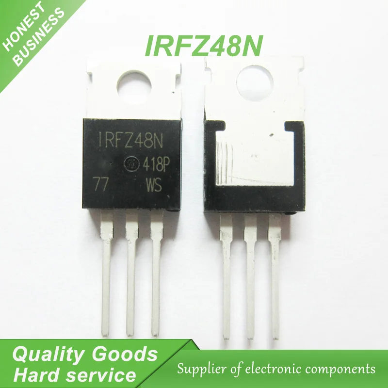 10Pcs Irfz48N Irfz48 Irfz48Npbf Mosfet Mosft 55V 64A 14Mohm 54Nc To 220 New Original huismerk kopen in de aanbieding